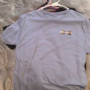 Champion light blue tee